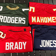 Assorted Football Jerseys